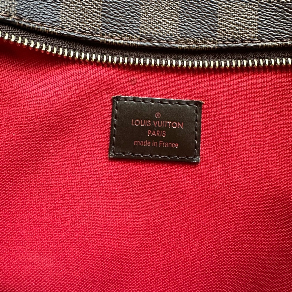 Authentic Louis Vuitton Damier Ebene Bloomsbury GM Large Crossbody Bag RETIRED - Picture 9 of 14